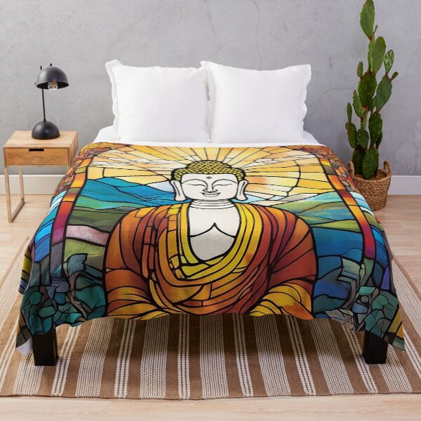 Item preview, Buddha Stained Glass, Original Art by CeyhunS designed and sold by CeyhunS.