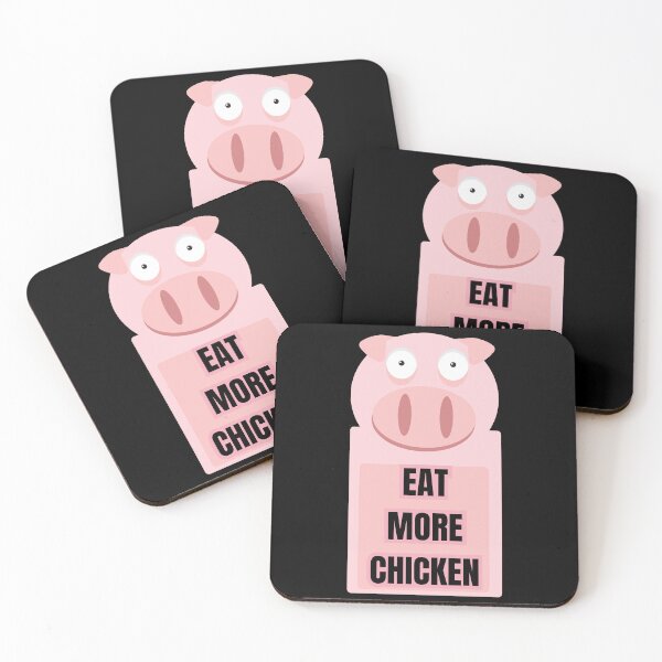 Item preview, Eat More Chicken designed and sold by ArtisShops.