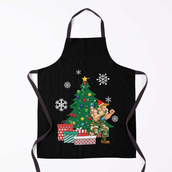 Item preview, Guile Around The Christmas Tree Street Fighter designed and sold by DesignerBomboo.