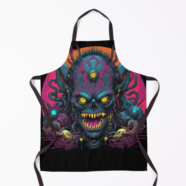 Item preview, Cyberpunk horror demon designed and sold by TaevasDesign.