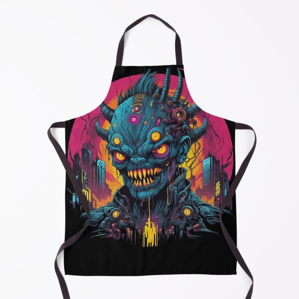 Item preview, Cyberpunk horror demon designed and sold by TaevasDesign.