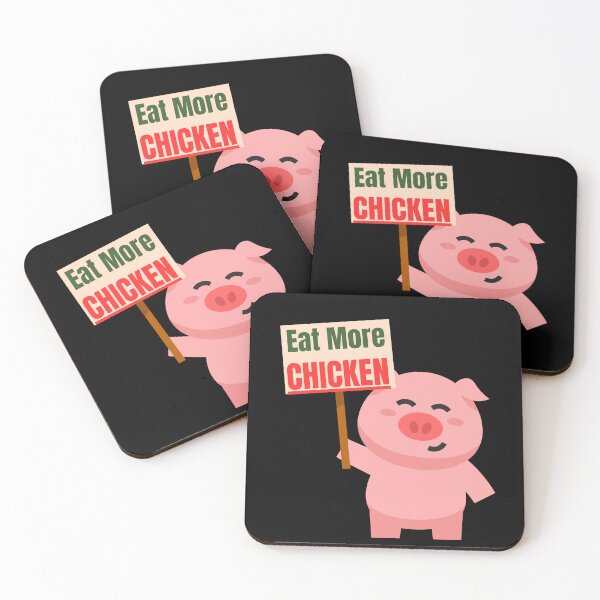 Item preview, Eat More Chicken designed and sold by ArtisShops.