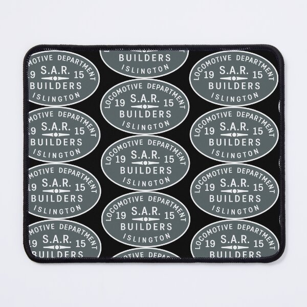Item preview, Islington South Australian Railways builders plate designed and sold by Green-over-red.
