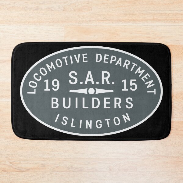 Item preview, Islington South Australian Railways builders plate designed and sold by Green-over-red.