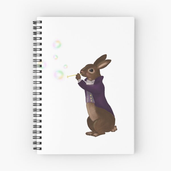 Item preview, Magical rabbit with soap bubbles  designed and sold by Karmelja.