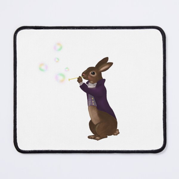 Item preview, Magical rabbit with soap bubbles  designed and sold by Karmelja.