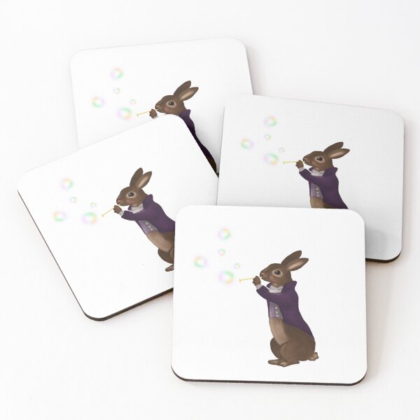 Item preview, Magical rabbit with soap bubbles  designed and sold by Karmelja.