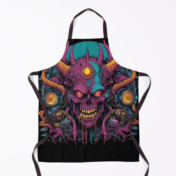 Item preview, Cyberpunk horror demon designed and sold by TaevasDesign.