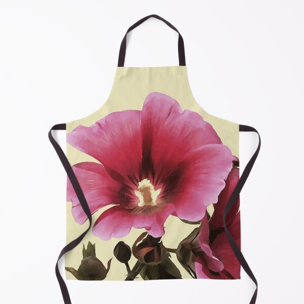 Item preview, Rosa Celestial Hollyhock Malva flor recortada designed and sold by taiche.