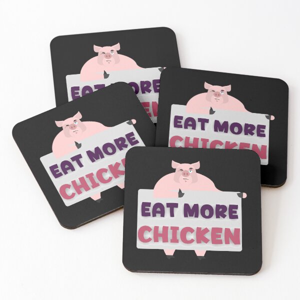 Item preview, Eat More Chicken designed and sold by ArtisShops.