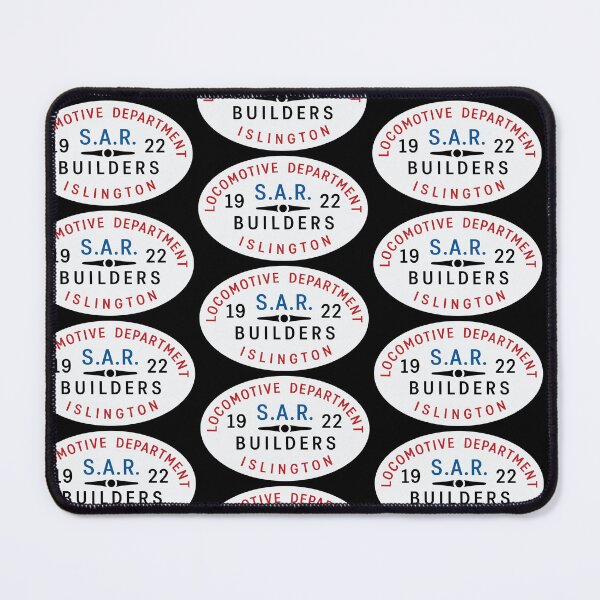 Item preview, Islington South Australian Railways builders plate 1922 designed and sold by Green-over-red.