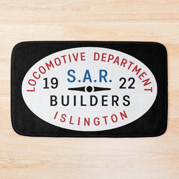 Item preview, Islington South Australian Railways builders plate 1922 designed and sold by Green-over-red.