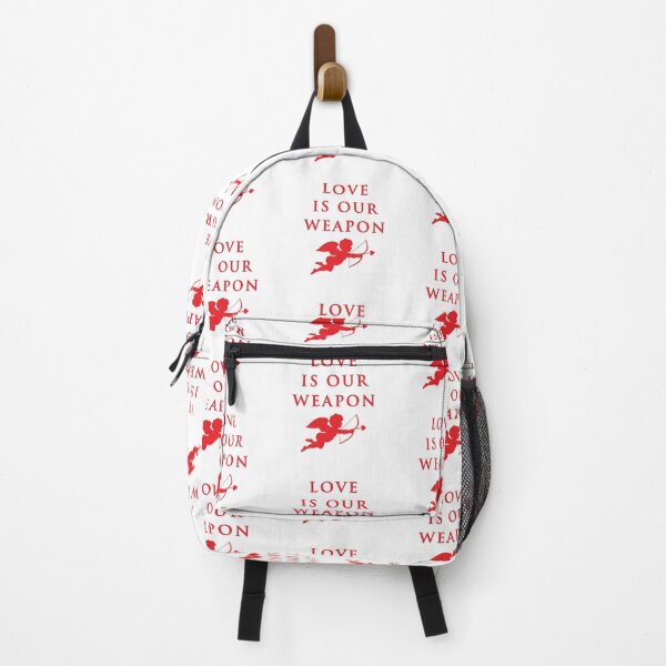 Item preview, Love is our weapon in red with cupido designed and sold by Xmepr.