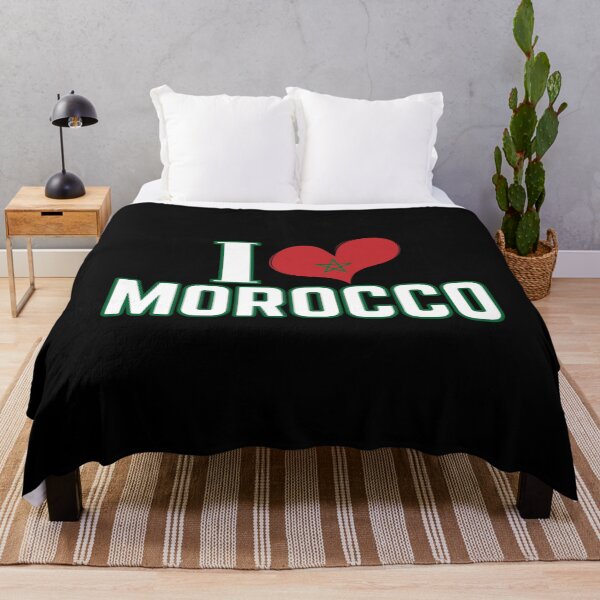 Item preview, I Love Morocco I Heart Morocco Flag designed and sold by BunBuntheDog-.