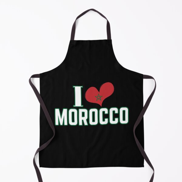 Item preview, I Love Morocco I Heart Morocco Flag designed and sold by BunBuntheDog-.