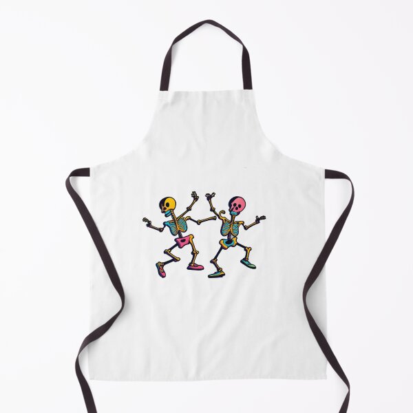 Item preview, "Dancing Skeleton Rainbow" happy colorful halloween designed and sold by GalaxyGraffiti.