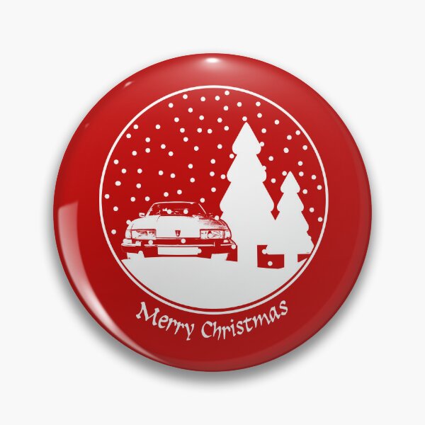 Item preview, Rover SD1 1970s-1980s British classic car Christmas snow globe designed and sold by soitwouldseem.