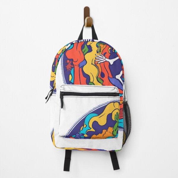 Item preview, "Dancing Skeleton Rainbow" happy colorful halloween designed and sold by GalaxyGraffiti.