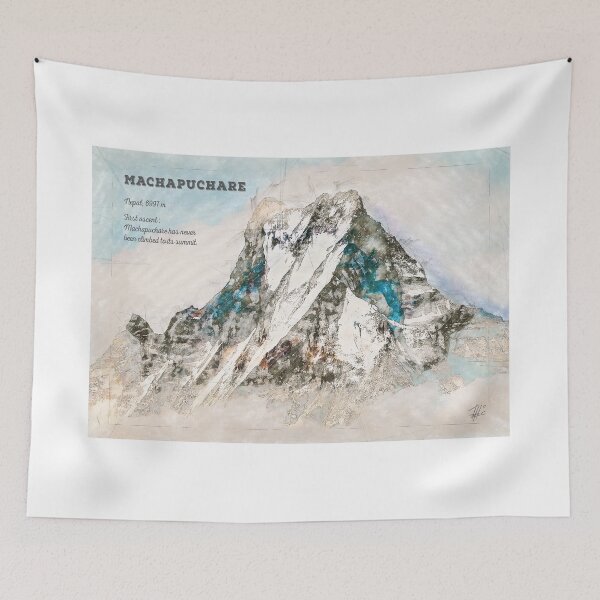 Item preview, Machapuchare Mountain, Nepal designed and sold by Theodor Decker.