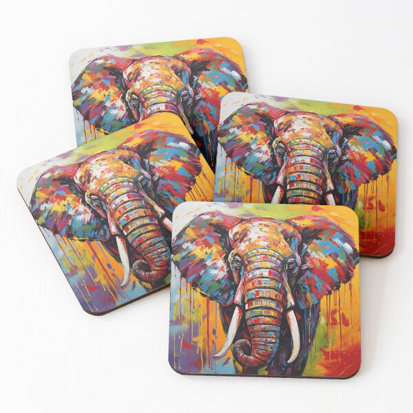 Item preview, Elephant Paint Drip designed and sold by MilesAI.