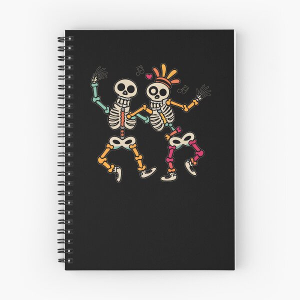 Item preview, "Dancing Skeleton Rainbow" happy colorful halloween designed and sold by GalaxyGraffiti.