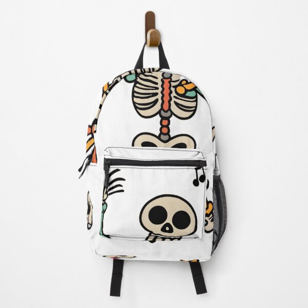Item preview, "Dancing Skeleton Rainbow" happy colorful halloween designed and sold by GalaxyGraffiti.