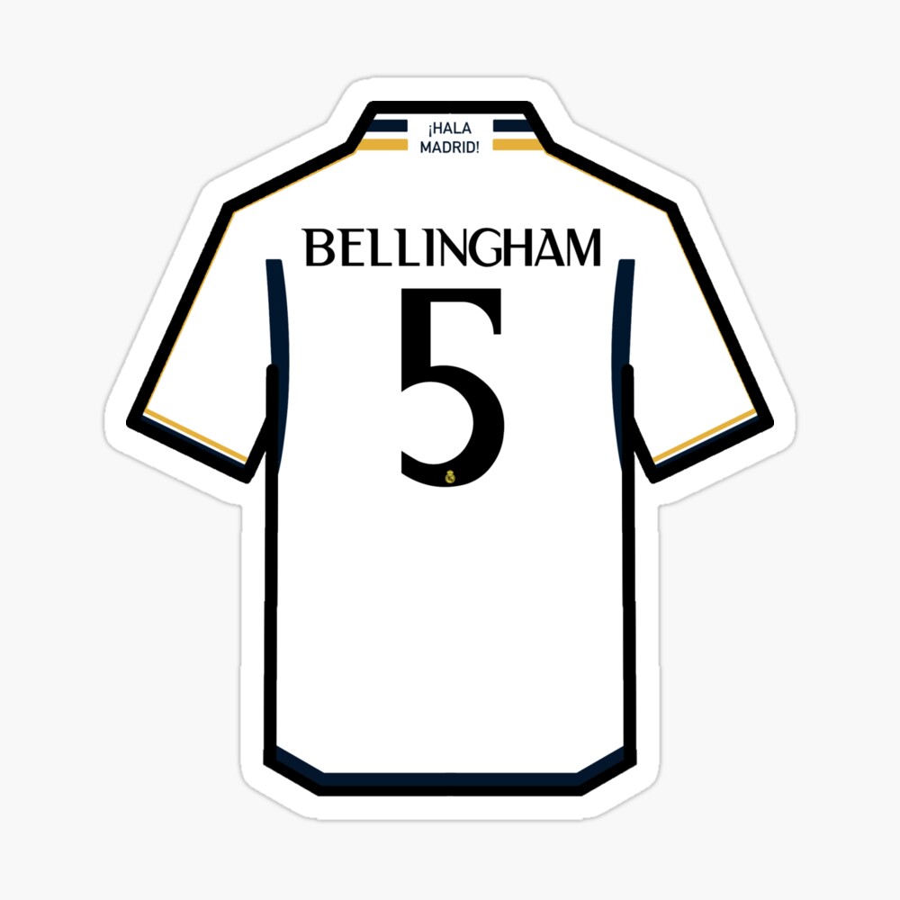 Camiseta Real Madrid Jude Bellingham 5 Niño Primera Equipación