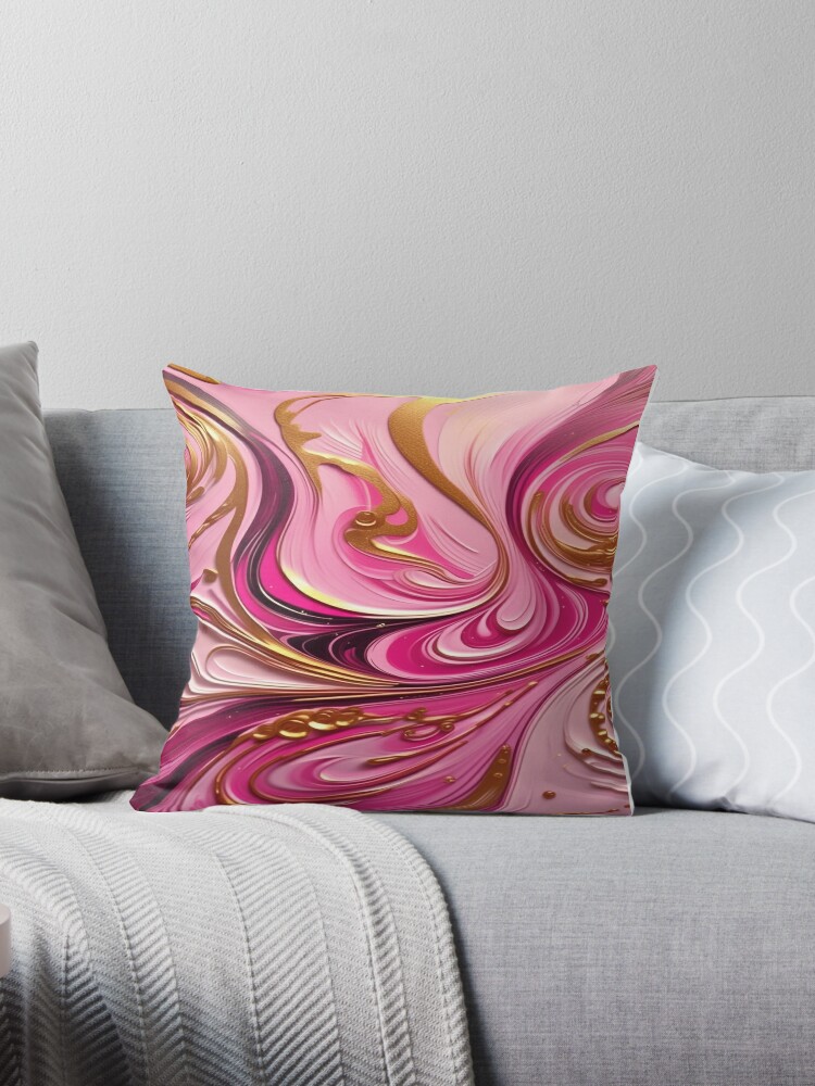 Small gold throw discount pillows