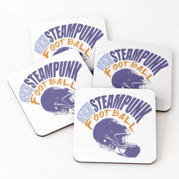 Item preview, american football steampunk style helmet graphic design ironpalette designed and sold by ironpalette.