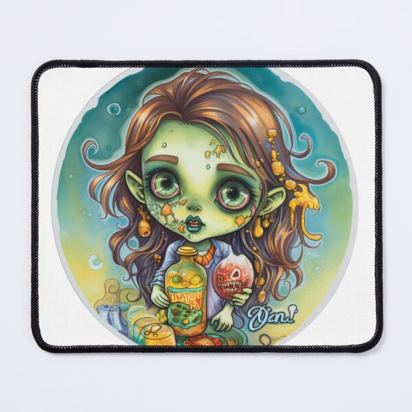 Item preview, Cartoon Zombie Girl 5 designed and sold by Dannypryce.