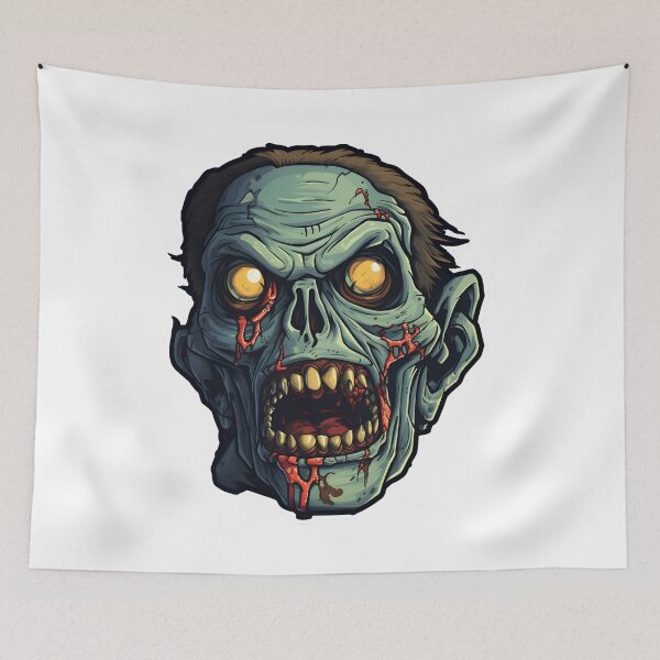 Item preview, Zombie Head Halloween designed and sold by SABONAZA.