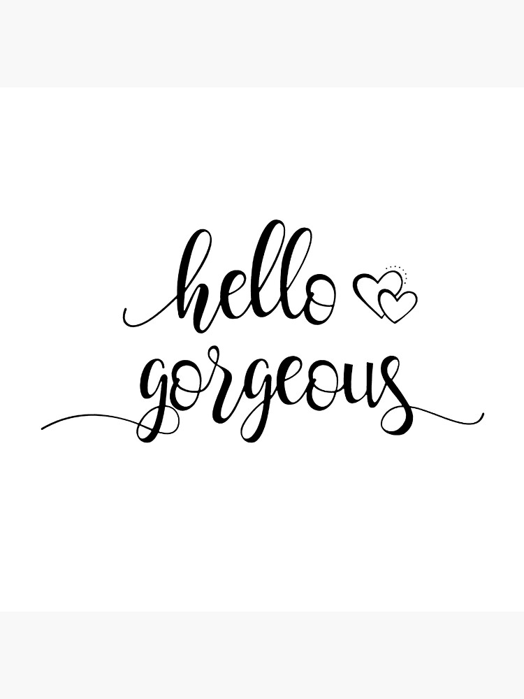 "Hello Art Board Print for Sale by swangirls Redbubble