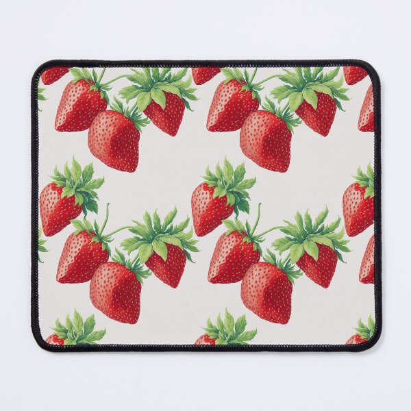 Item preview, Soothing Strawberries Watercolor Retro Floral Patterns designed and sold by Wonder Of Light.