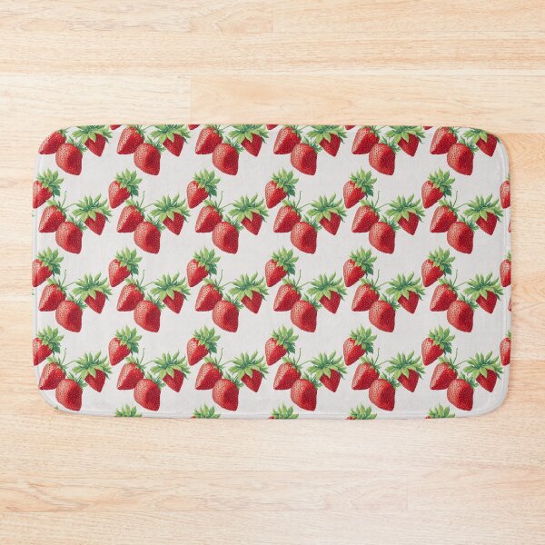 Item preview, Soothing Strawberries Watercolor Retro Floral Patterns designed and sold by Wonder Of Light.