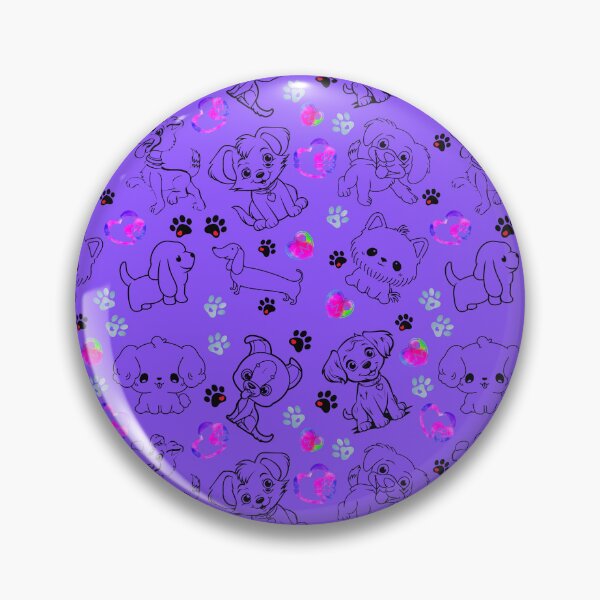 Item preview, Puppy Dog Pattern designed and sold by Wolfheartart.