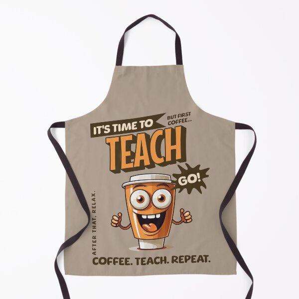 Item preview, Coffee Teach Repeat designed and sold by RockBeeDesigns.