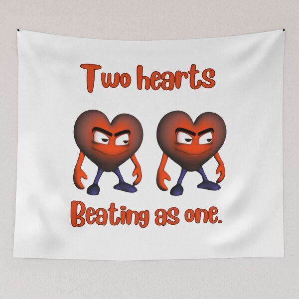 Item preview, Two Hearts Beating As One. designed and sold by MacjarrGems.