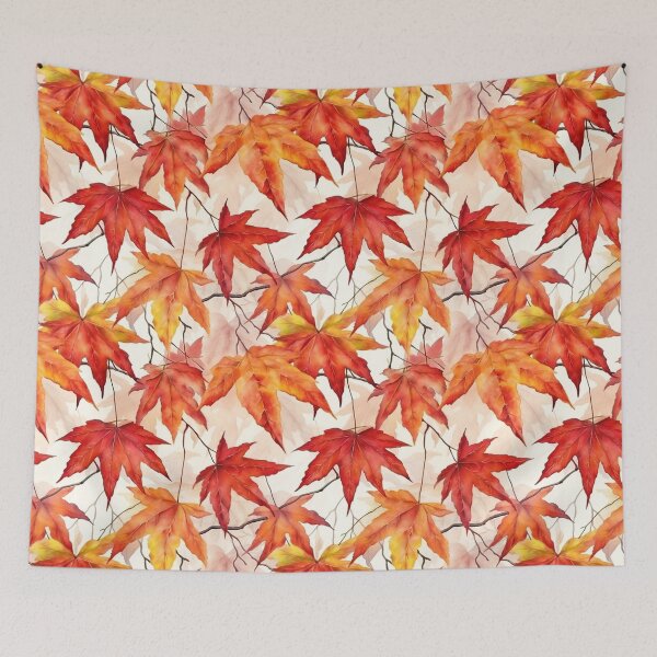 Item preview, Autumn, fall, maple leaves watercolour designed and sold by iclipart.
