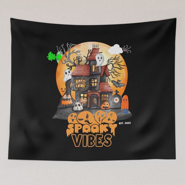 Item preview, Spooky Vibes Halloween Scene designed and sold by AAcrew.
