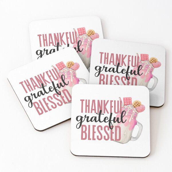 Item preview, thankful grateful blessed  designed and sold by HAPPICHEST.