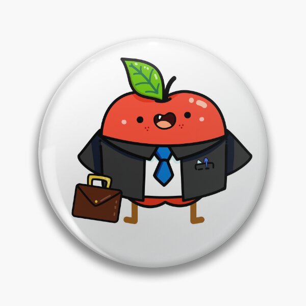 Item preview, Kawaii Apple Businessman designed and sold by kawaiilife.