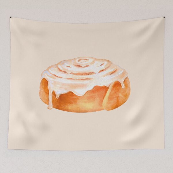 Item preview, cinnamon bun designed and sold by BookishSpace1.