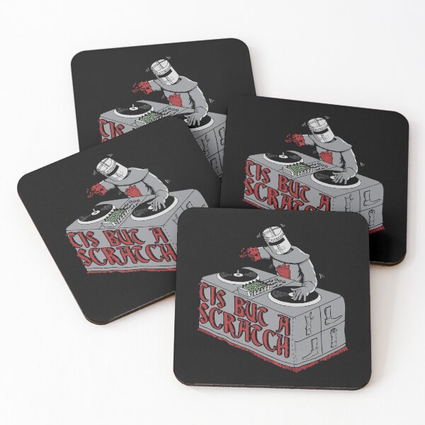 Item preview, Tis But A Scratch - DJ Black Knight designed and sold by ThreeMeatCurry.