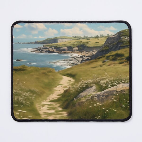 Item preview, Cornwall Area of Outstanding Natural Beauty (AONB) United Kingdom - 2 - Photorealistic Digital Art | WanderUpNorthCo. designed and sold by WanderUpNorth.