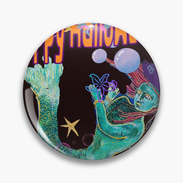 Item preview, Funny mermaids witch in the sea Halloween  designed and sold by Shinetroves.