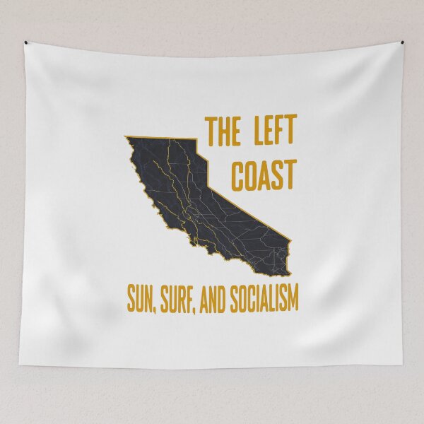 Item preview, The Left Coast ! designed and sold by 3Brew-Designs.