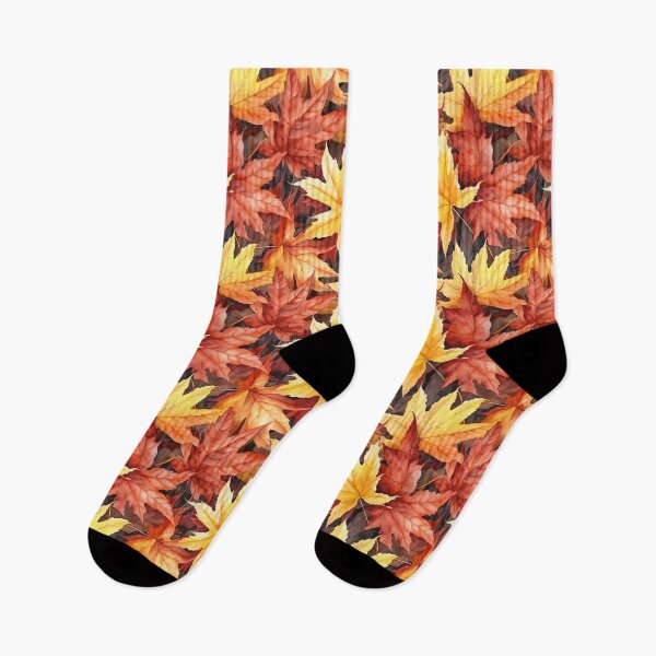 Item preview, Autumn, fall, maple leaves watercolour designed and sold by iclipart.