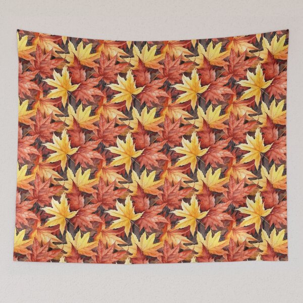 Item preview, Autumn, fall, maple leaves watercolour designed and sold by iclipart.