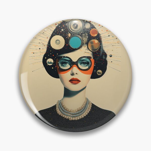 Artikelvorschau, Retro Collage entworfen und verkauft von ArtwaveEmporium.