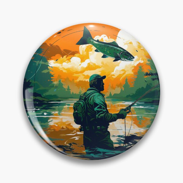 Item preview, Fisherman Trout designed and sold by SteadyRolling.
